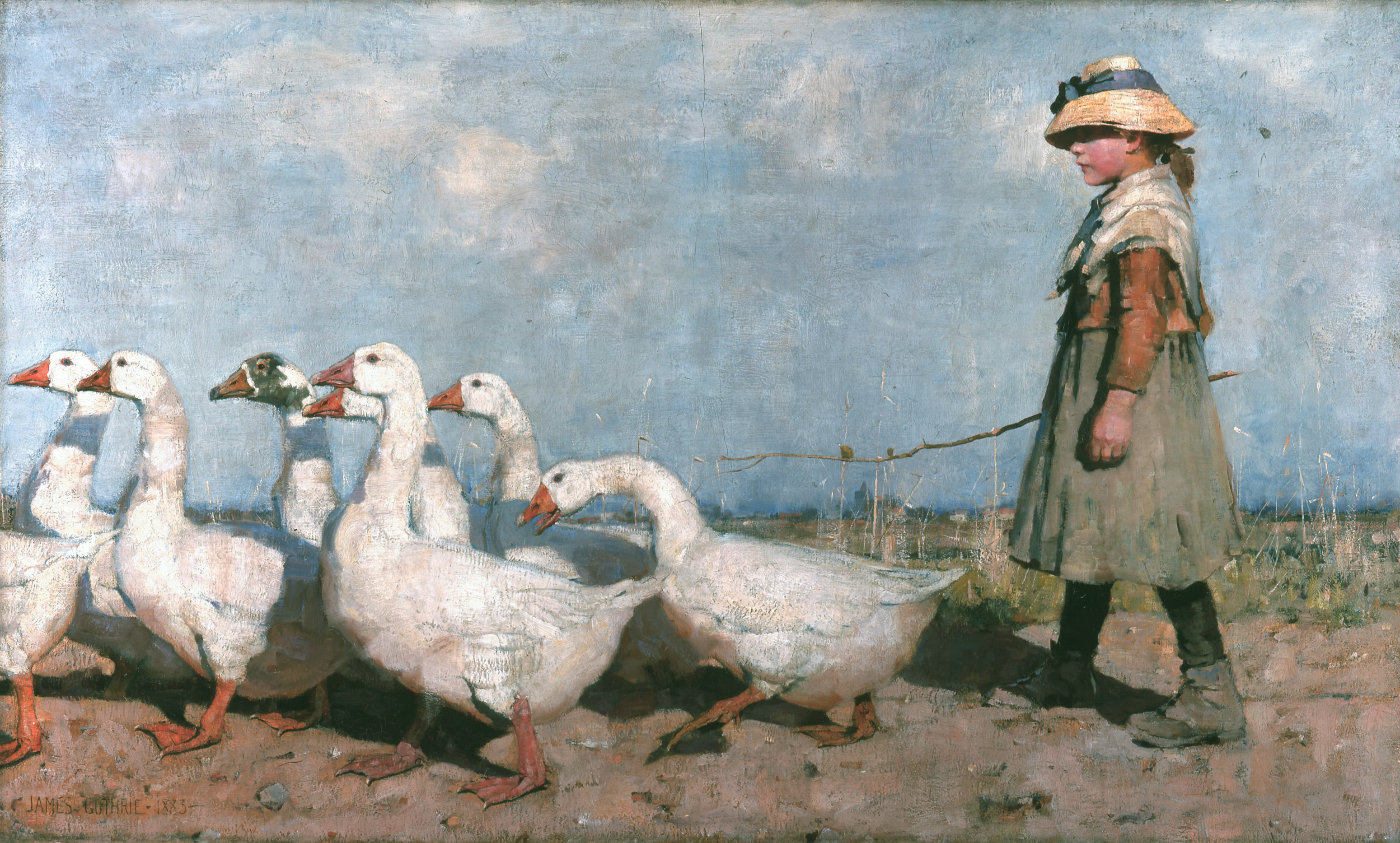 To pastures new, by James Guthrie